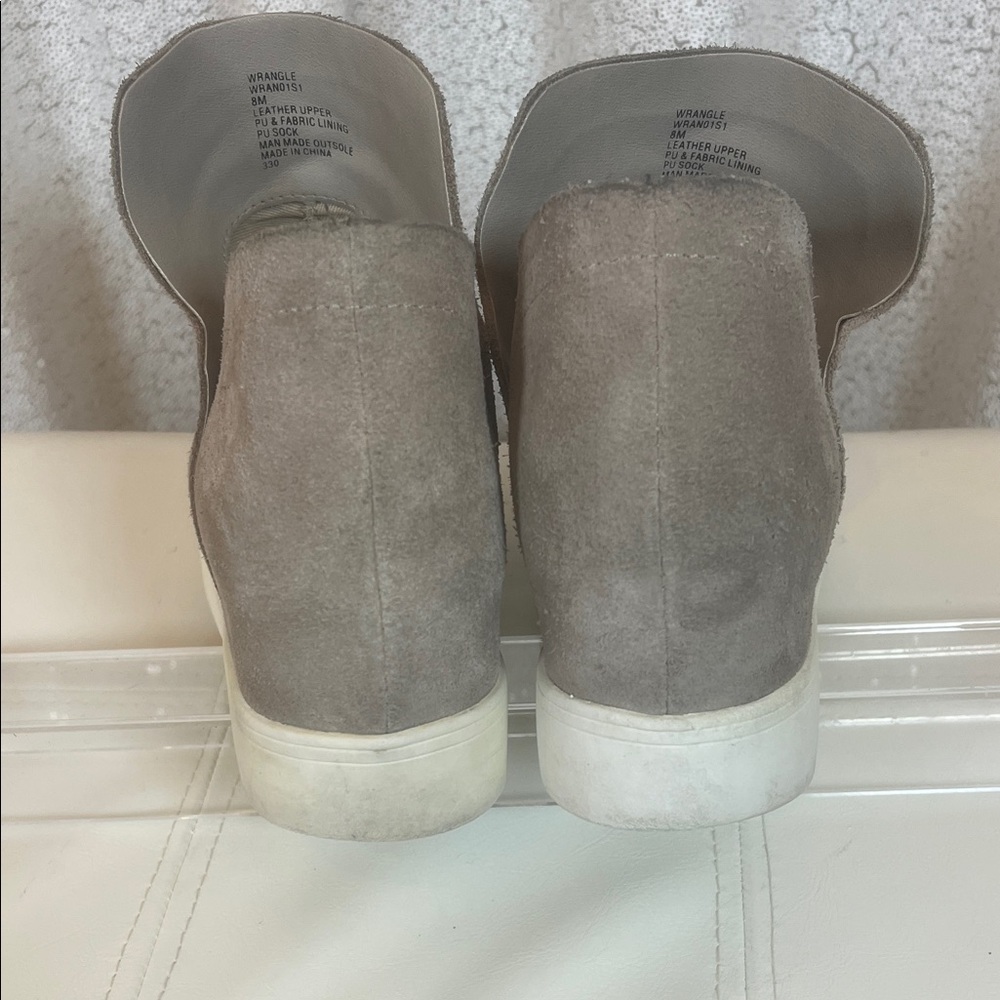 Steve Madden Wrangler Taupe Slip-On Sneakers - Picture 2 of 4